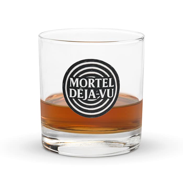 Mortel Deja-Vu Rocks glass
