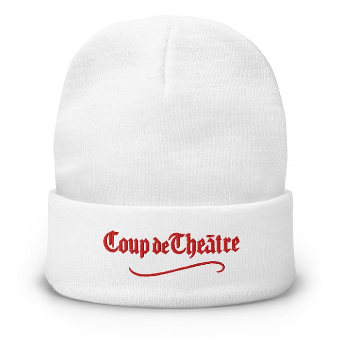 Coup De Theatre Embroidered Beanie